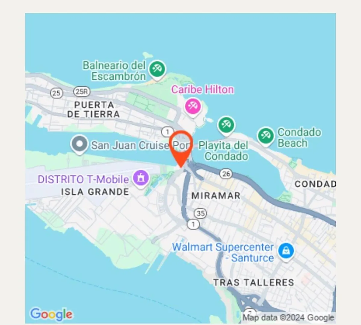 Front To Convention Center And Tmobil District, Close To The Beach 圣胡安 公寓